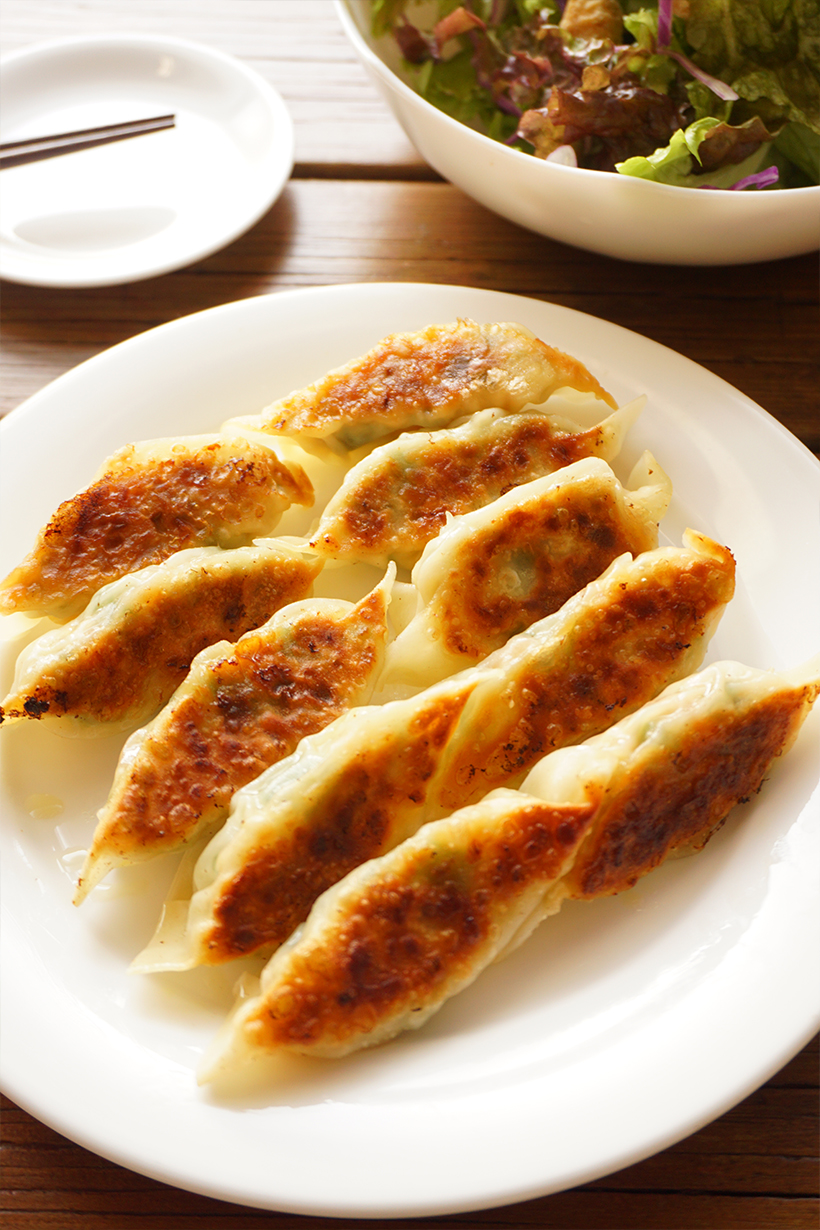 野菜たっぷり！チーズ入り香味餃子