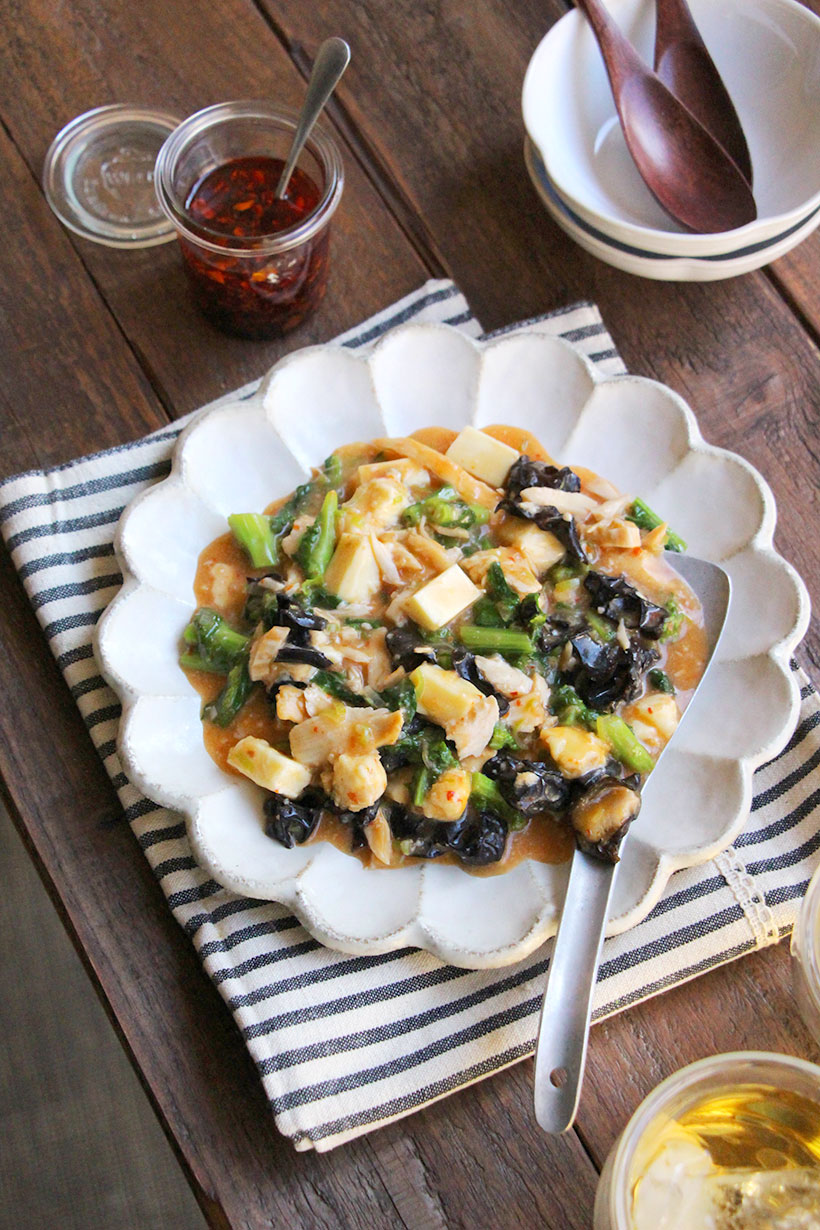 やみつき辛うま！鶏むね肉のチーズ麻婆