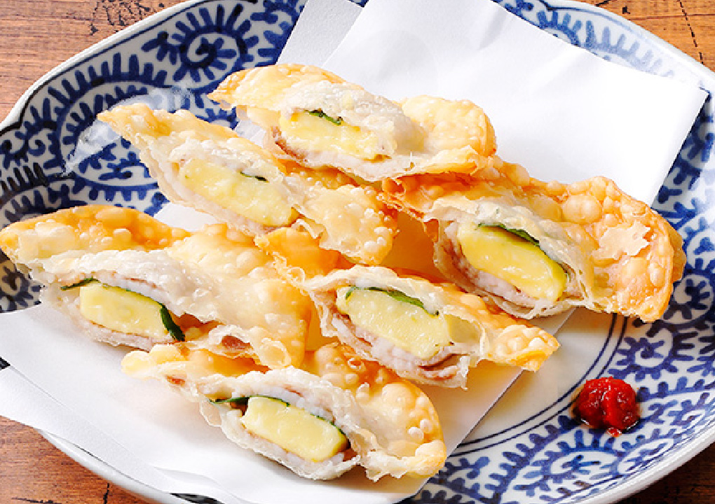 揚げ餃子焦がしニンニク&ねぎ油風味ベビーチーズ